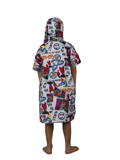 Atlas Jr. Poncho Towel- Devil