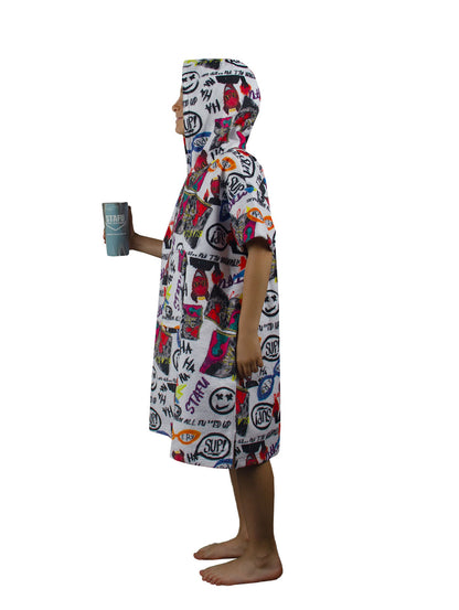 Atlas Jr. Poncho Towel- Devil