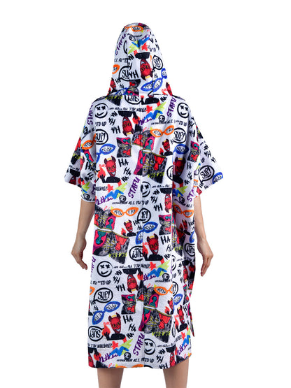 Atlas Poncho Towel - Devil
