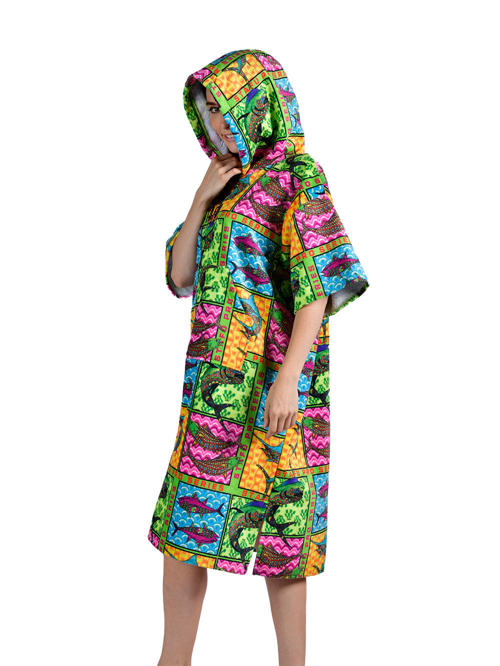 Atlas Poncho Towel - Fish Eye