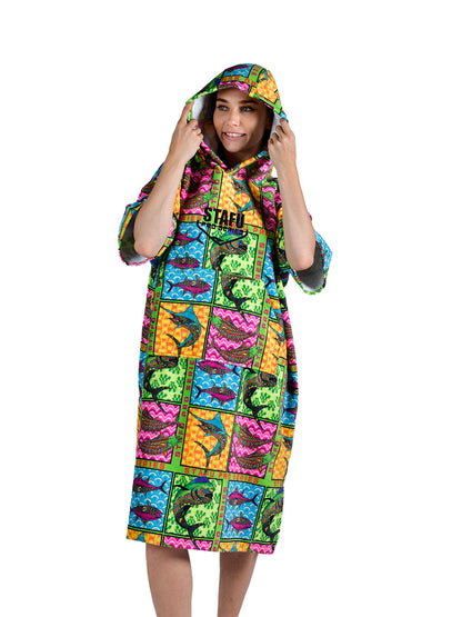 Atlas Poncho Towel - Fish Eye