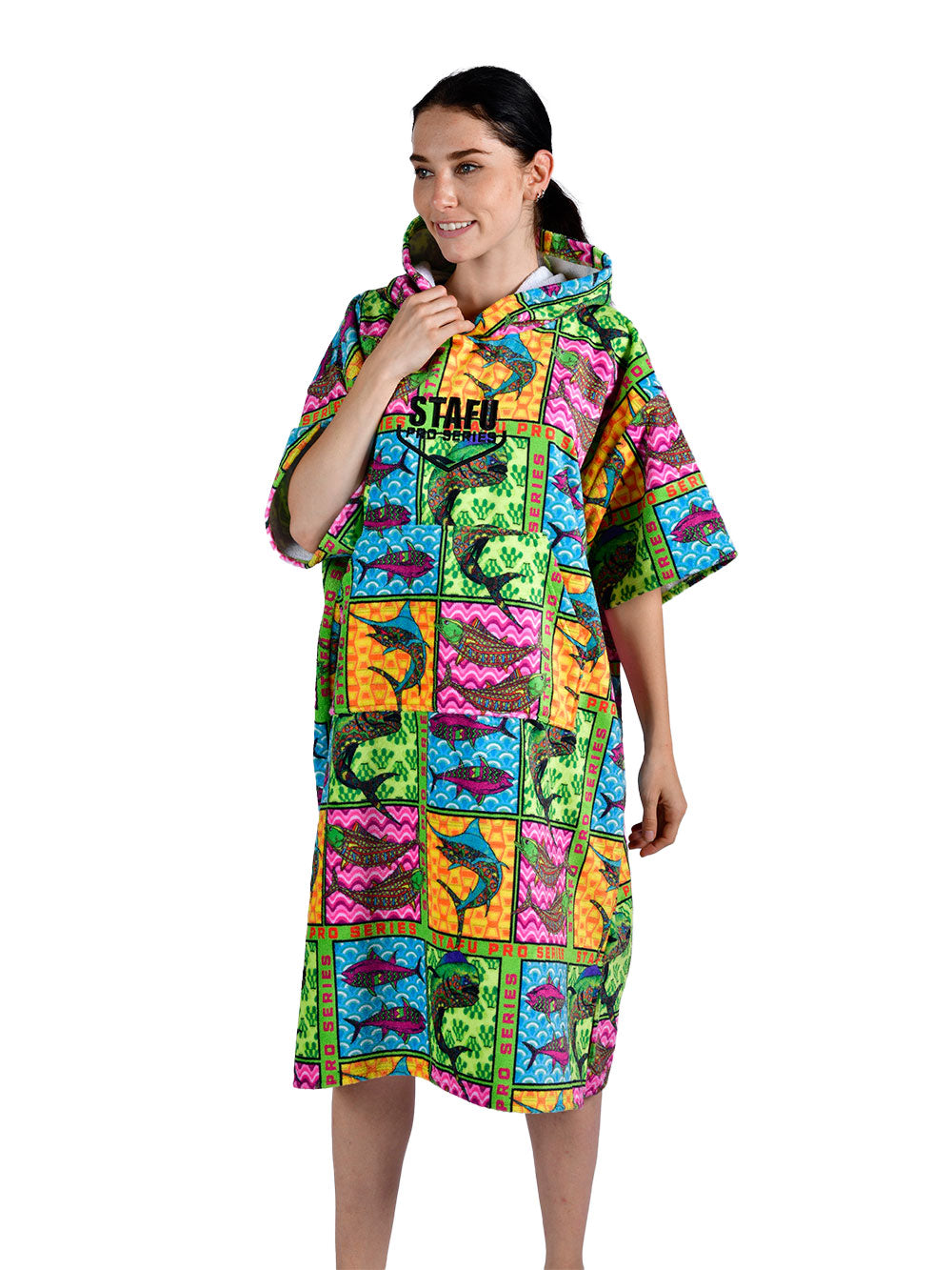 Atlas Poncho Towel - Fish Eye