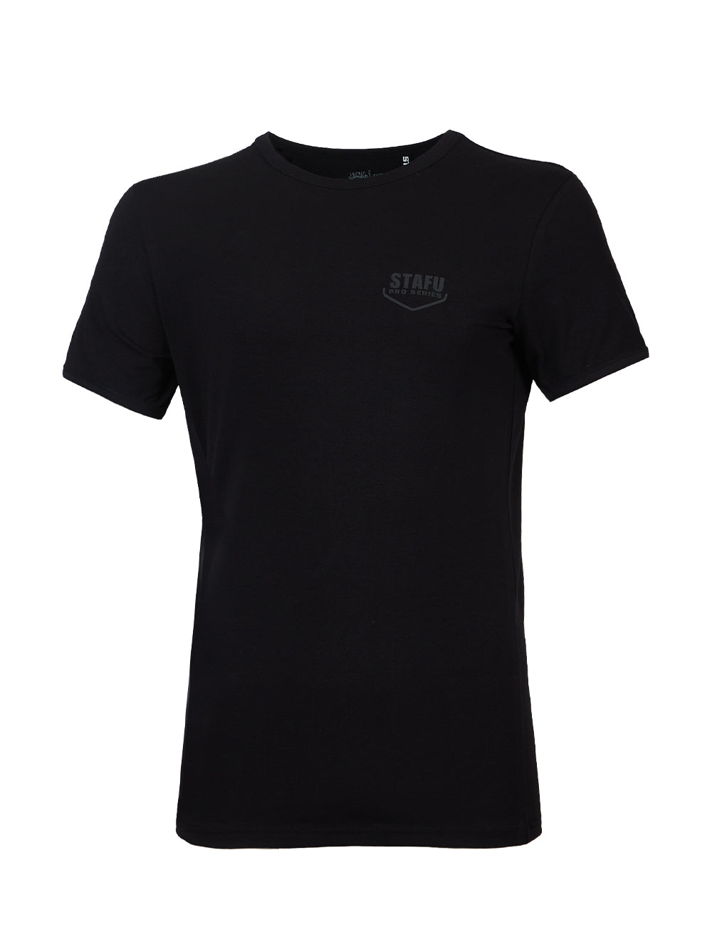 Base Streç Superior Pamuklu T-Shirt - Siyah - Stafu Pro Series