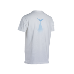 Graphite Kısa Kollu Bisiklet Yaka T-Shirt Mavi Yüzgeç Ton Balığı Desenli