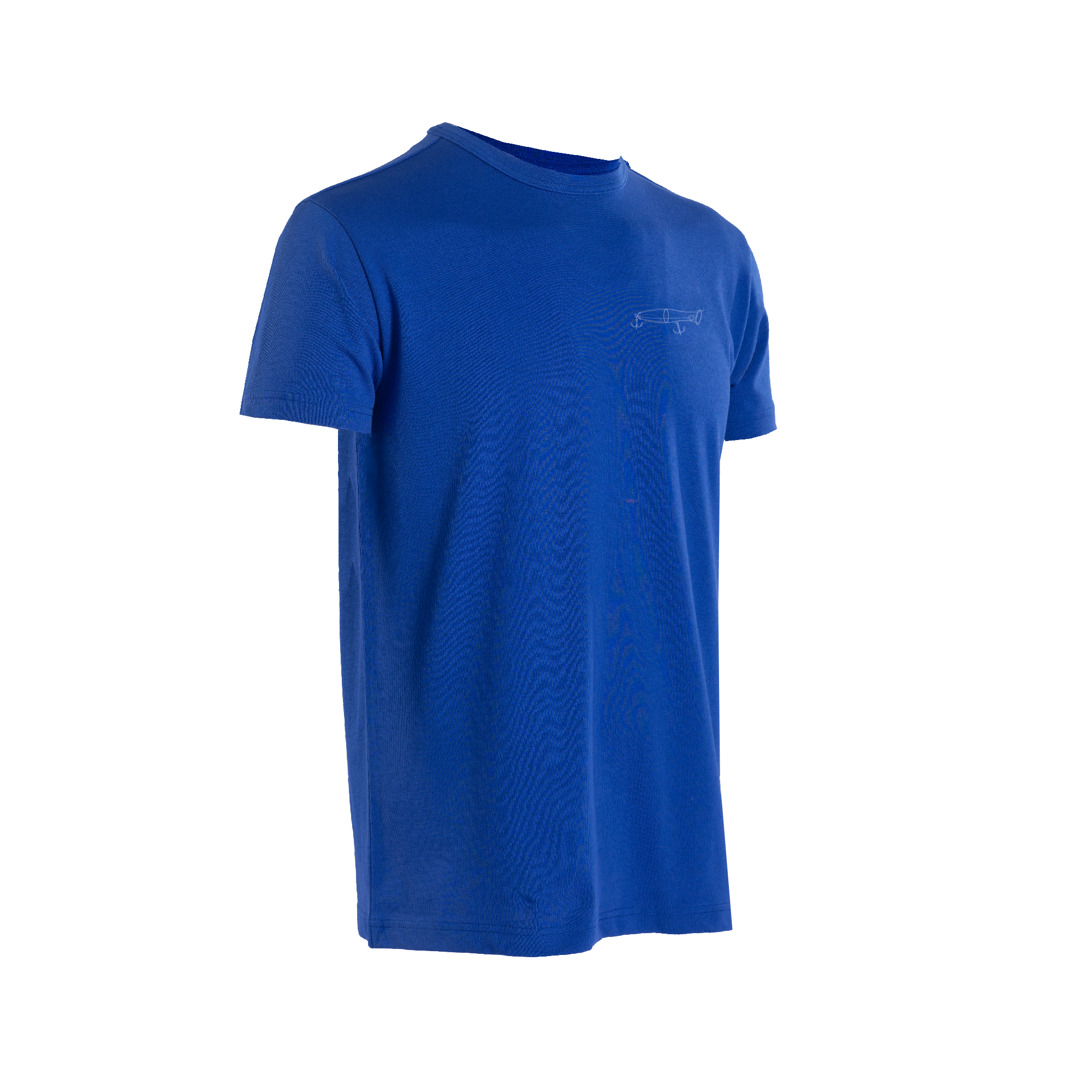 Graphite Short Sleeve Crew Neck T-Shirt Popper Patterned