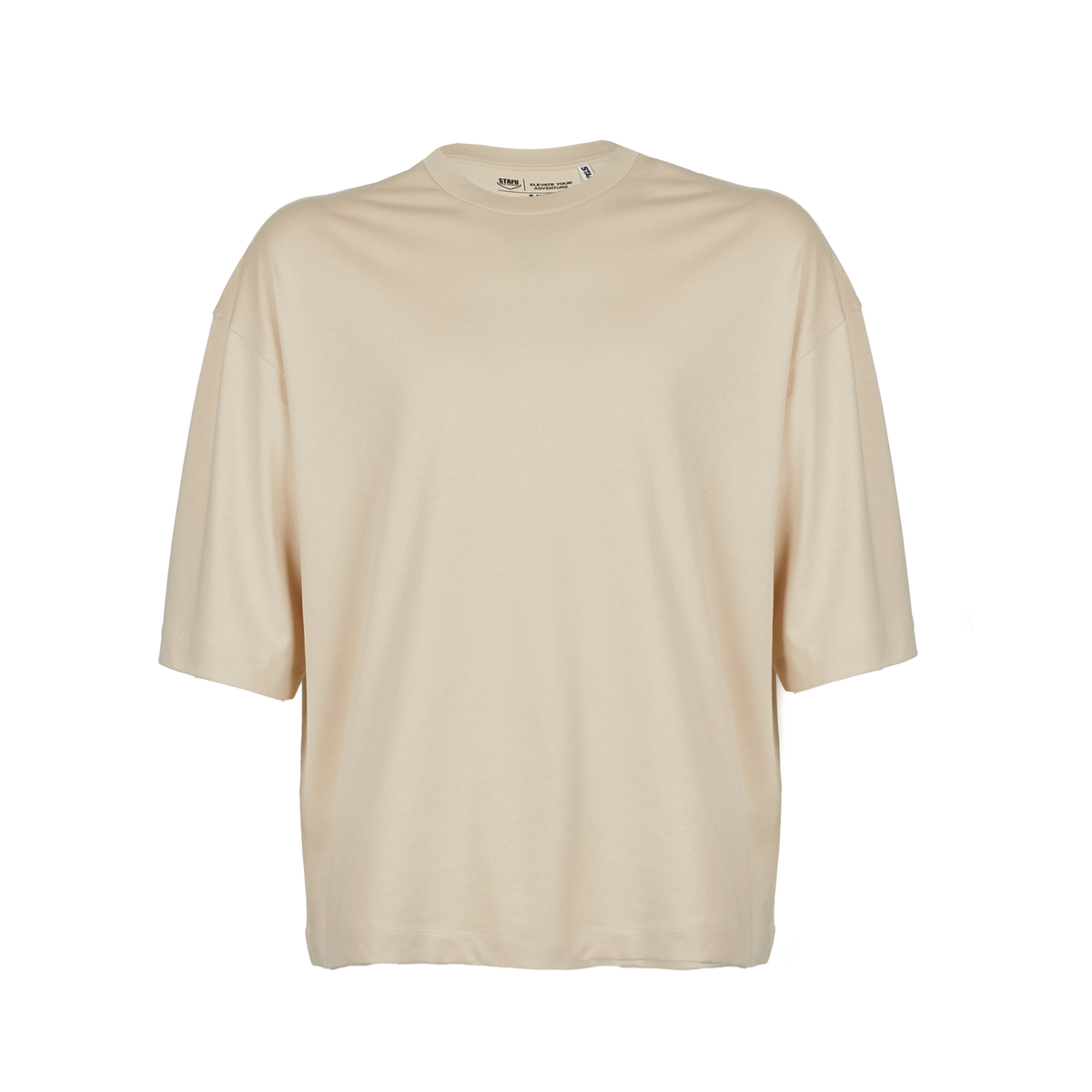 Bora Bora Men's Loose Fit Beige T-Shirt