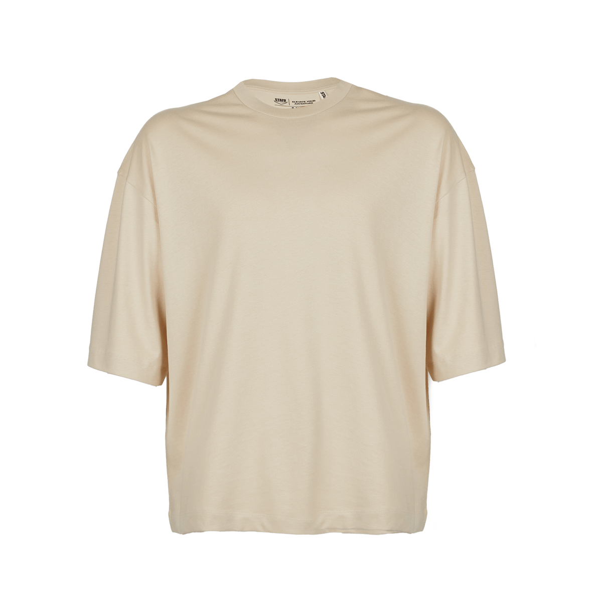 Bora Bora Men's Loose Fit Beige T-Shirt