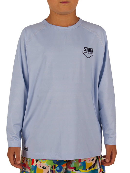 Cyclone Jr. UV Korumalı T-Shirt - Açık Mavi - Stafu Pro Series