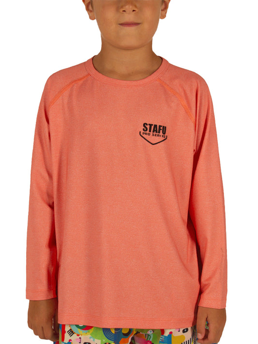 Cyclone Jr. UV Korumalı T-Shirt - Somon - Stafu Pro Series