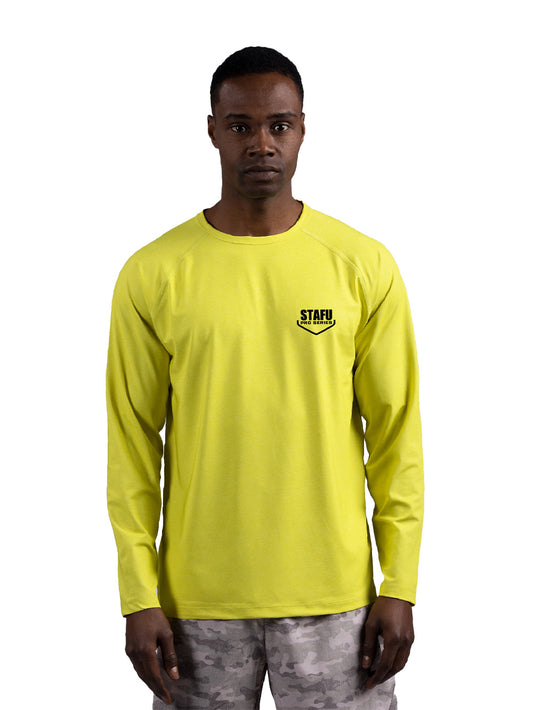 Cyclone UV Korumalı T-Shirt - Neon Sarı - Stafu Pro Series