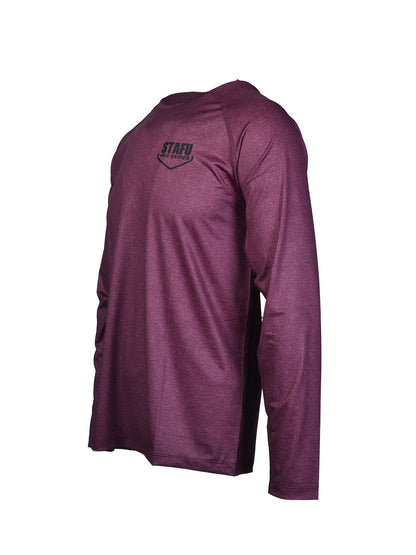 Cyclone V2 Uzun Kollu UV Korumalı T-Shirt – Bordo