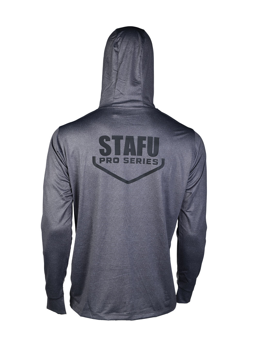 Stratos Kapüşonlu ve Maskeli UPF 40+ Performans T-Shirt - Gri