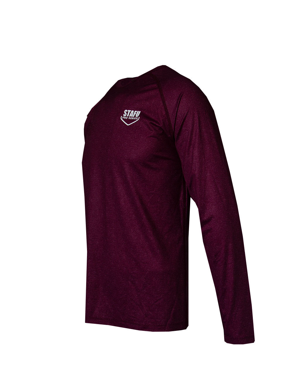 Cyclone V2 Kapüşonlu Uzun Kollu UV Korumalı T-Shirt – Bordo