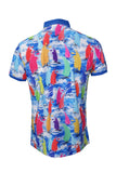League Short Sleeve Polo Neck Shirt - Sail