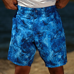 Andaman Off-Shore Short - Marlin Mania -  Blue