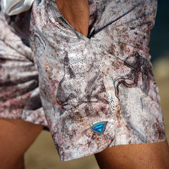 Latitude Swim Short - Hammerhead - Brown