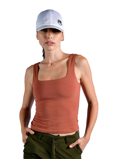 Essence Women's Tank Top - Brick