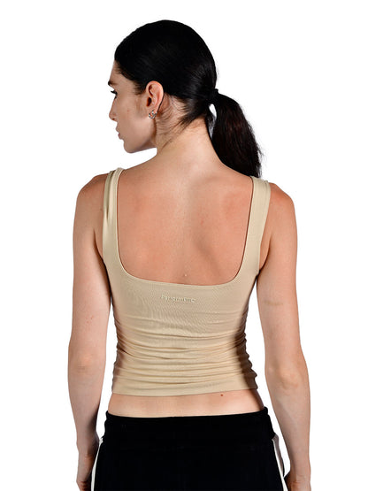 Essence Women's Tank Top - Beige