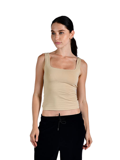 Essence Women's Tank Top - Beige