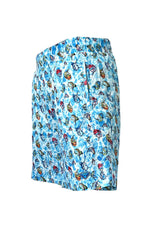 Salty Dog v2 Swim Short - Cartoon - Blue