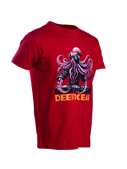 Graphite T-shirt - DJ Octopus Patterned