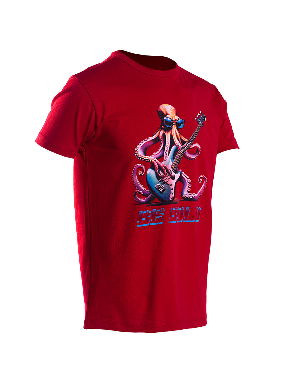 Graphite T-shirt - Guitarist Octopus Patterned