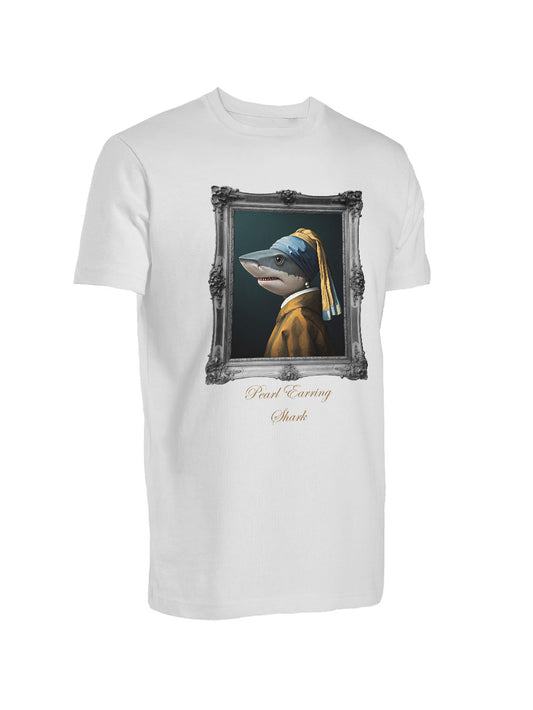 Graphite T-Shirt - İnci Küpeli Avcı Köpek Balığı