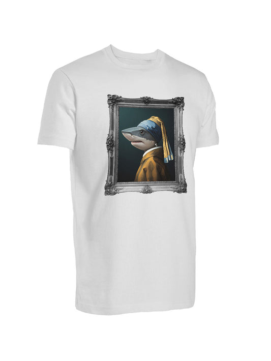 Graphite T-Shirt - İnci Küpeli Avcı Köpek Balığı
