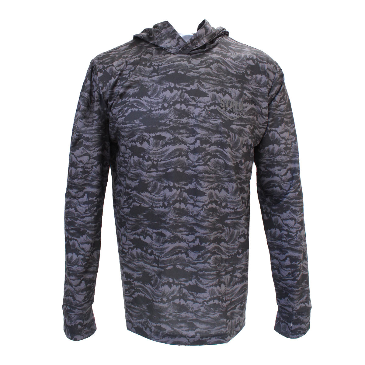 .99 Hooded Performance Long Sleece Shirt - Signature Black