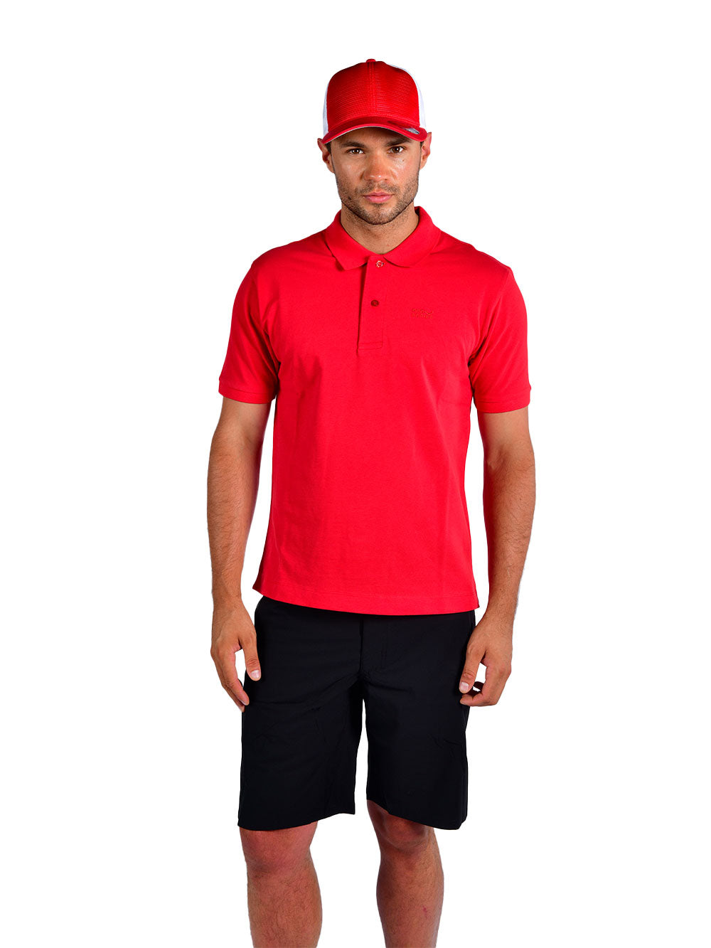 Harbor Short Sleeve Polo - Red