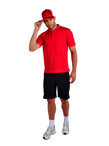 Harbor Short Sleeve Polo - Red