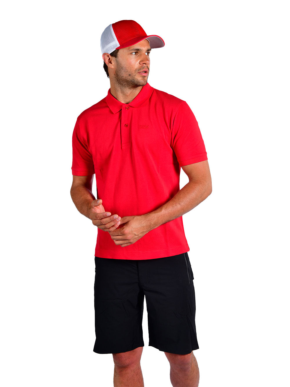 Harbor Short Sleeve Polo - Red