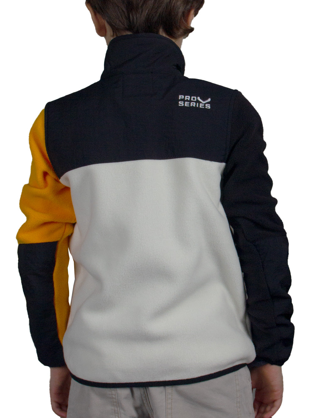 Indus Kids Polar Fleece Jacket - Orange / White