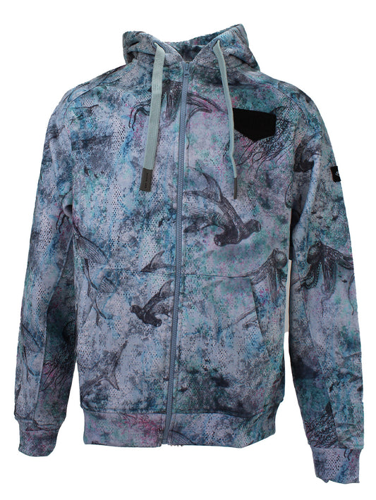 Jedi Zippered Hooded Sweatshirt - Hammerhead Blue