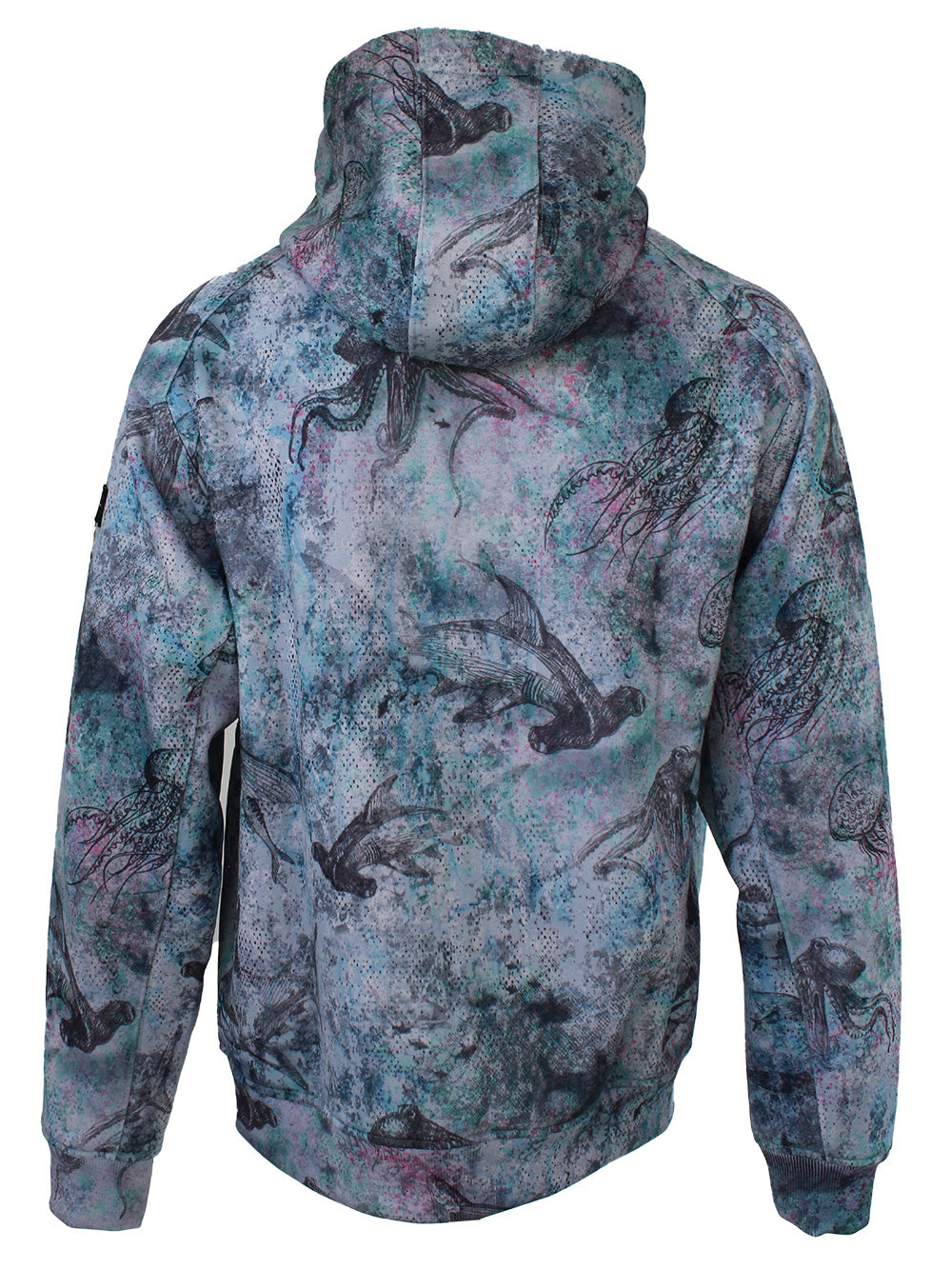 Jedi Fermuarlı Kapüşonlu Sweatshirt -  Hammerhead Mavi