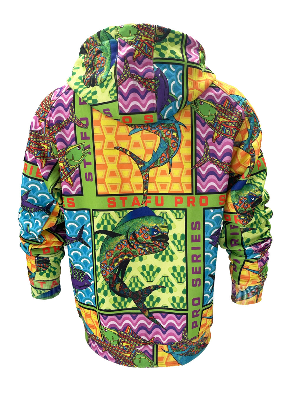 Jedi Zippered Hooded Sweatshirt - Fish Eye