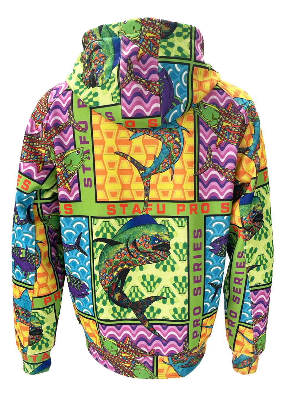 Jedi Zippered Hooded Sweatshirt - Fish Eye
