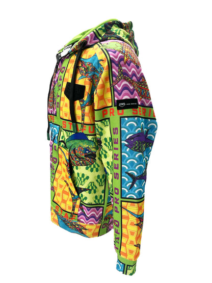 Jedi Zippered Hooded Sweatshirt - Fish Eye
