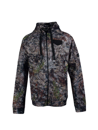 Jedi Fermuarlı Kapüşonlu Sweatshirt - Altai Camo - Stafu Pro Series