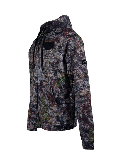 Jedi Fermuarlı Kapüşonlu Sweatshirt - Altai Camo - Stafu Pro Series