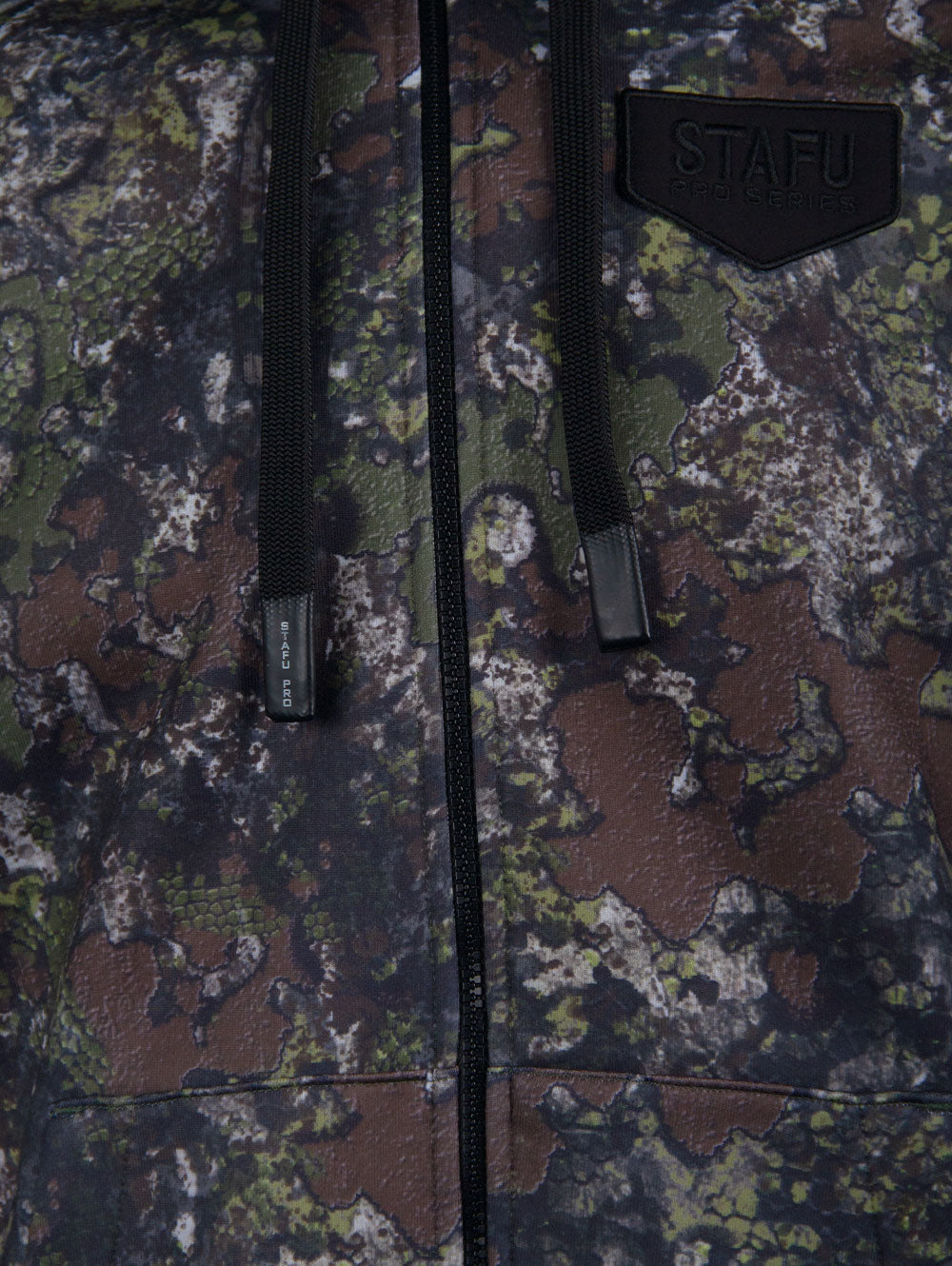 Jedi Fermuarlı Kapüşonlu Sweatshirt -  Bushman Camo