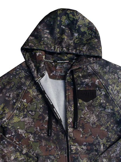 Jedi Fermuarlı Kapüşonlu Sweatshirt -  Bushman Camo
