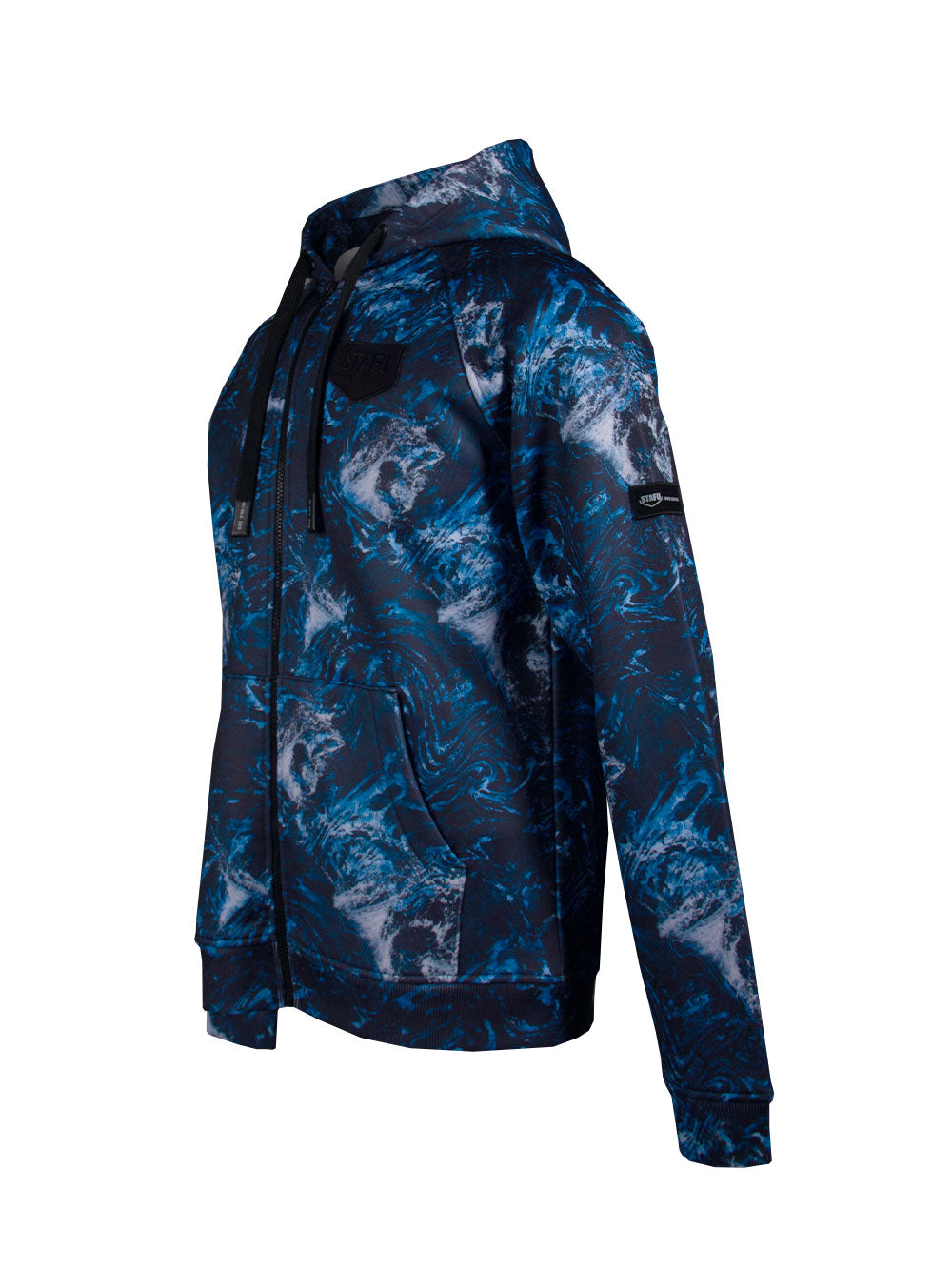 Jedi Fermuarlı Kapüşonlu Sweatshirt -  Dark Storm