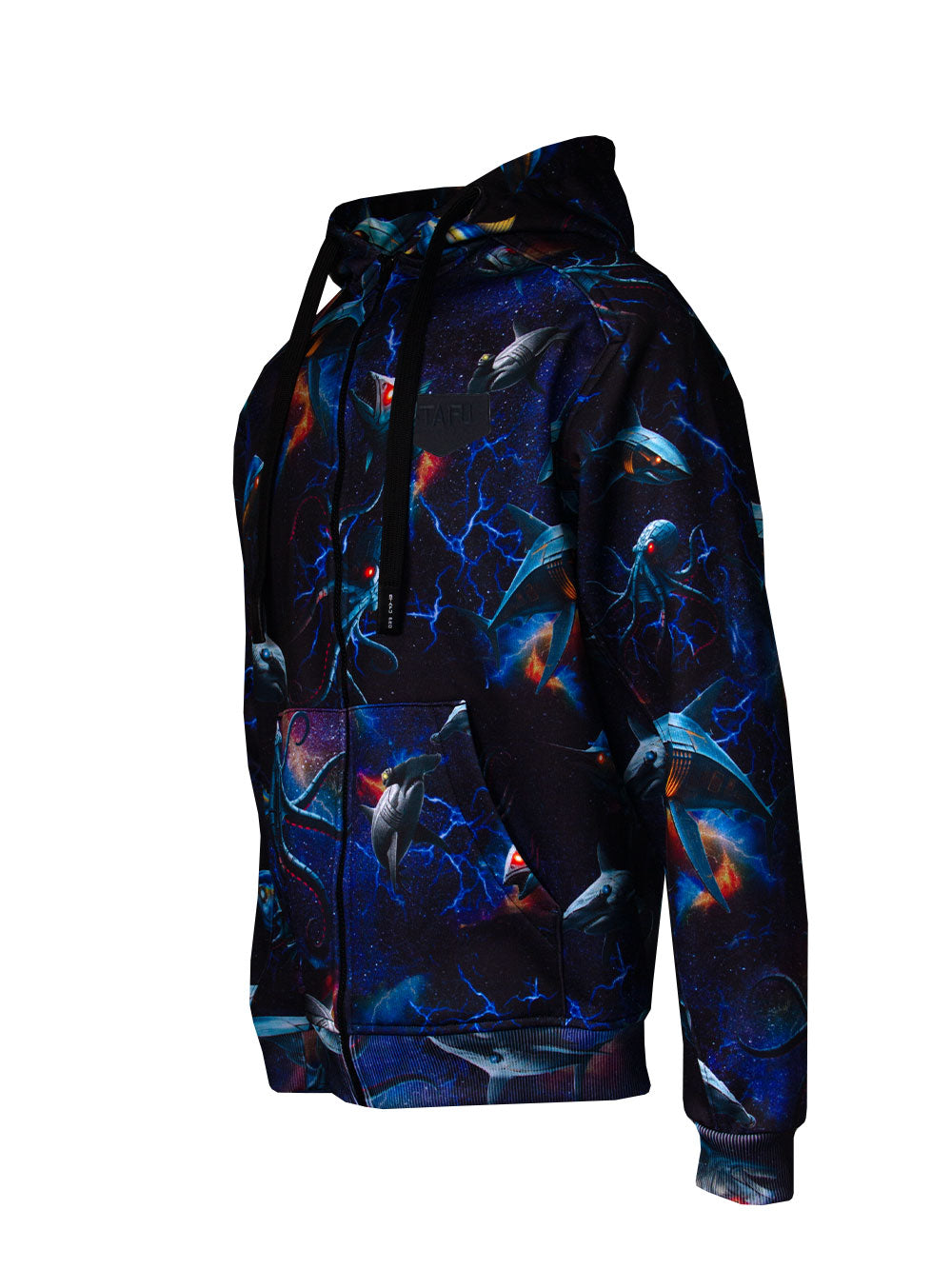 Jedi Fermuarlı Kapüşonlu Sweatshirt - Droid