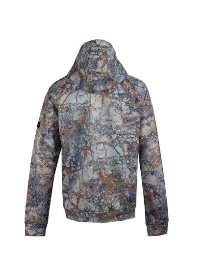 Jedi Zippered Hooded Sweatshirt - Lime Camo