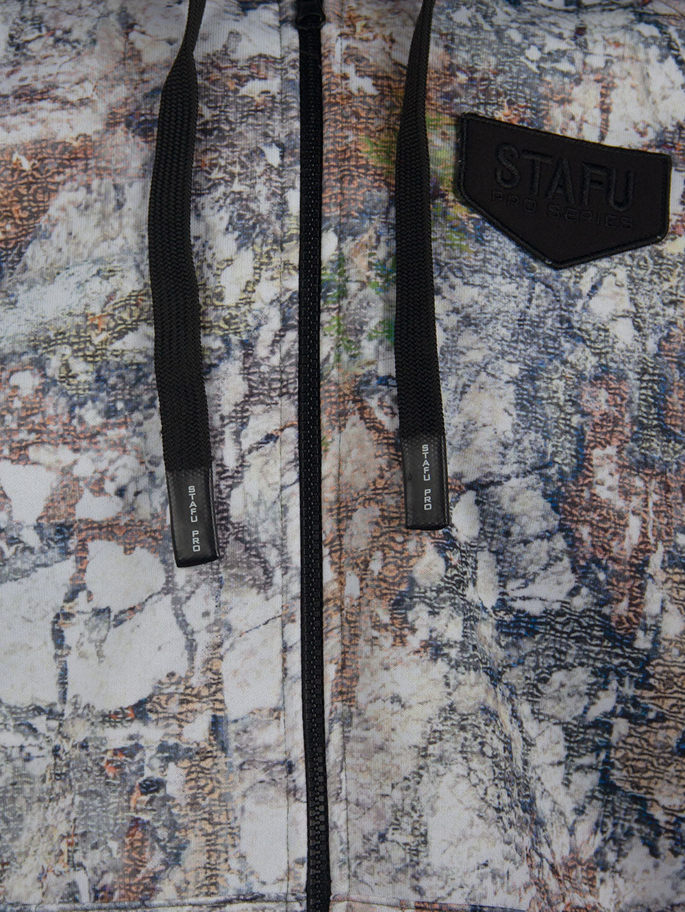Jedi Zippered Hooded Sweatshirt - Lime Camo