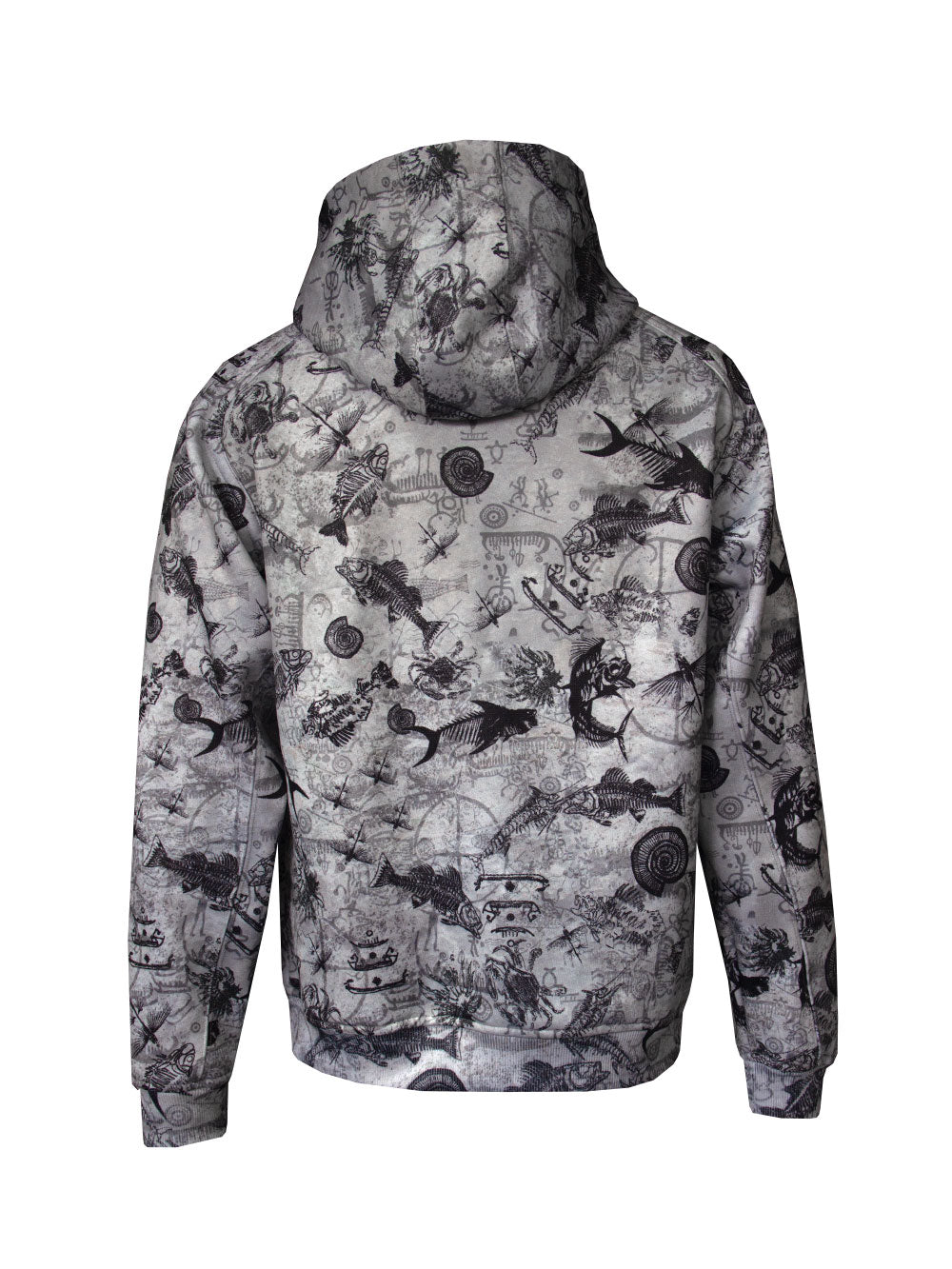 Jedi Fermuarlı Kapüşonlu Sweatshirt - Paleo Grey