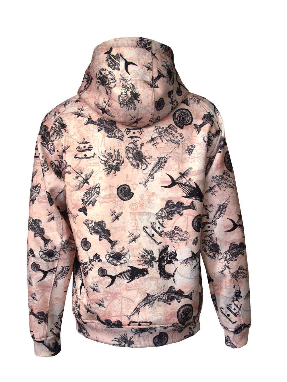 Jedi Fermuarlı Kapüşonlu Sweatshirt - Paleo Salmon