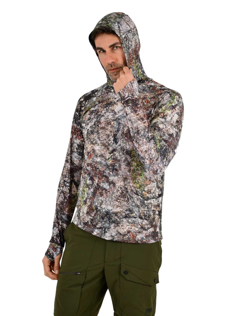 Khagan UV Korumalı Performans T-Shirt - Altai Camo - Stafu Pro Series