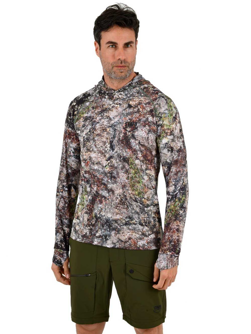 Khagan UV Korumalı Performans T-Shirt - Altai Camo - Stafu Pro Series